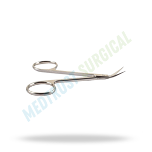 Ciseaux chirurgicaux Converse Angled Up 10 cm, micro-ciseaux ORL à pointe fine, instrument de coupe de précision en acier inoxydable - Product Image 3