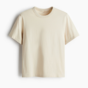 เสื้อยืดคอกลมทรงมาตรฐานผ้าฝ้ายพรีเมียมสำหรับผู้ชาย รับผลิตเสื้อผ้าตามสั่ง OEM ODM ผู้ผลิตแบรนด์ส่วนตัว - Product Image 4
