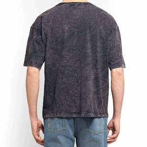 Custom Heavyweight 100% Cotton Oversized <b>T</b>-<b>Shirt</b> Vintage Acid Wash Stone Wash Streetwear Men's <b>Pocket</b> Tee <b>Shirt</b> Wholesale - Product Image 3