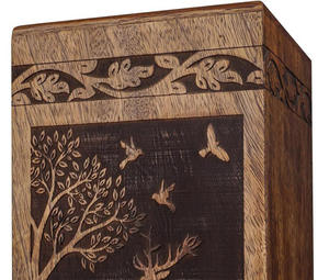 Urnes funéraires en bois de haute qualité au design unique pour adultes, urnes funéraires en bois, urnes funéraires de taille personnalisée, fournitures funéraires - Product Image 3