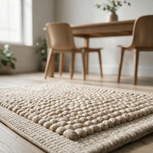 Tapis en laine et coton tissé à la main STBR-222 BG en gros pour salon, chambre et décoration intérieure - Product Image 2