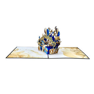 Carte 3D Pop-up Tendance du Moment : Carte en Papier Offset Imprimé, Faite à la Main, Design Personnalisé, Artisanat Vietcraft - Product Image 4