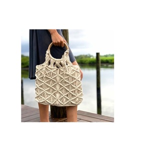 Nuevo Bolso de Mano de Macramé, Diseño Moderno, para Compras, Uso Diario, Casual, Plegable, de Viaje, Colorido, al Precio Más Bajo - Product Image 3