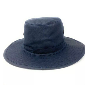 Chapeau Bob Unisexe en Cuir Bleu Marine Couleur Unie à Large Bord Pliable Décontracté pour l'Extérieur avec Bouton VANEK INTERNATIONAL pour Adultes Été - Product Image 4