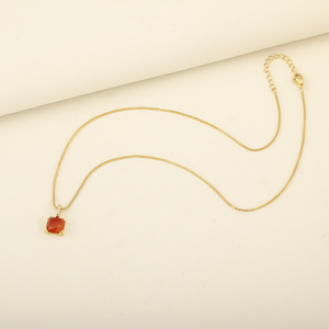 Colliers tendance QIKU en pierre naturelle, nouveauté 2026, style bohème, grande pierre, colliers statement pour meilleures amies, pour femmes, à porter au quotidien - Product Image 6