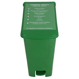 Eco-Friendly Open Top Foot Pedal Square Waste <b>Bin</b> for Hospital Use Made of <b>Plastic</b> Heavy Duty - Product Image 4