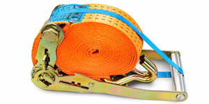 Sangle à cliquet 50 mm en polyester BS 3000 kg pour la fixation et la retenue des charges sur camions et remorques - Product Image 6