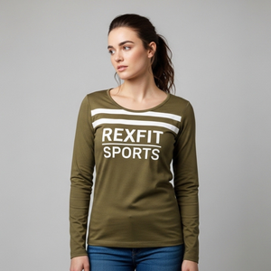 Camisetas de manga larga para mujer, camisetas con cuello redondo, camisetas básicas, camisetas de talla grande, camisetas de manga completa para mujer a la moda - Product Image 3