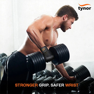Gants d'entraînement Tynogrip avancés avec conception de soutien, construction en tissu confortable, mouvement des doigts flexible, sangle réglable - Product Image 3