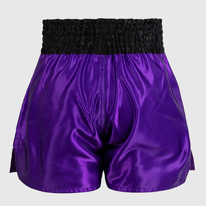Shorts de boxe Pink Flame Trim pour hommes, vêtements d'arts martiaux, coupe ajustée, extensible, respirant, polyester 160g, taille adulte, vente en gros, OEM personnalisé - Product Image 4