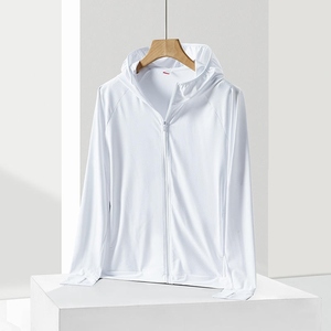 เสื้อกันแดดผู้ชายปี 2025 ขายส่ง ป้องกันแสงแดด UPF50+ น้ำหนักเบา ระบายอากาศได้ดี แห้งเร็ว ผลิตจากโพลีเอสเตอร์ ทรงหลวม มีฮู้ด ซิป - Product Image 2