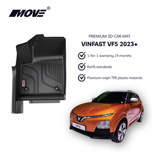 Vinfast VF5 2023 + ที่รองนั่งในรถยนต์เสื่อปูพื้นคุณภาพสูงแบบพรีเมี่ยมสำหรับทุกสภาพอากาศไม่ลื่นผลิตในเวียดนาม - Product Image 2