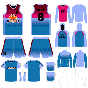 Ensemble complet d'équipements pour équipes de basketball, vente en gros, fabricant OEM - Product Image 1