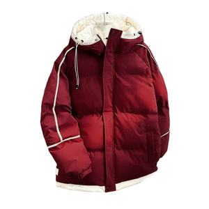 เสื้อแจ็กเก็ตทรงหลวมผ้าแคนวาสสำหรับผู้ชาย, เสื้อแจ็กเก็ตทรงหลวมผ้าแคนวาสสำหรับสวมใส่ให้ความอบอุ่นในฤดูหนาวและเป็นมิตรต่อสิ่งแวดล้อม - Product Image 1