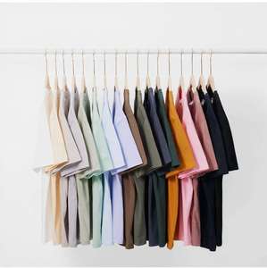 Camiseta de Manga Larga de Algodón Peinado de Color Sólido con Logotipo Personalizado de Alta Calidad, Ligera, Suave y Cómoda para la Vida Diaria y el Trabajo de los Hombres - Product Image 3