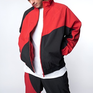 ชุดวอร์มกันลมคุณภาพดีที่สุดสำหรับผู้ชาย ผ้าระบายอากาศ ชุดกีฬา วิ่งจ๊อกกิ้ง เสื้อฮู้ด กางเกงขายาว ไซส์ใหญ่ สไตล์ลำลอง สตรีทแวร์ รับผลิตแบบ OEM - Product Image 3