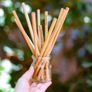 Pajitas de Bambú Naturales Zero Waste, Ecológicas y Biodegradables para Bebidas, Jugos, Smoothies y Cafés - Macy - Product Image 3