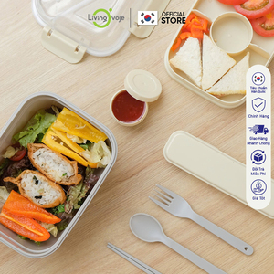 SB TECH BPA Free High Quality High Capacity Multi Salad <b>Lunch</b> <b>Box</b> Portable Reusable Rectangle 1400ml Microwavable 1 Compartment - Product Image 3