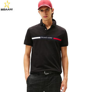 Chemises polo décontractées à manches courtes pour hommes, coupe classique, avec logo sur la poitrine - Product Image 1