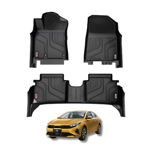Alfombrillas de coche de ajuste personalizado TPE de alta calidad, protección antideslizante para todo tipo de clima para Kia K3 2022 +, venta al por mayor sin olor - Product Image 1