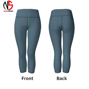NURAK Wear XXL Women's Yoga Set Breathable Quick Dry Sports Bra <b>Leggings</b> Custom Logo Waist Solid <b>Pattern</b> for Workout In 2026 - Product Image 6