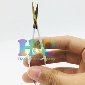 New Spring Scissors Multi-Purpose Curved Stainless Steel Sharp Cuticle Trimmer Scissors Beauty <b>Tool</b> Nail Care Dead Skin <b>Removal</b> - Product Image 1