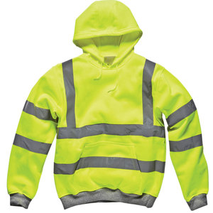 Sweat-shirt de travail haute visibilité réfléchissant pour homme, classe 3 ANSI, fluo néon avec bande réfléchissante - Product Image 6