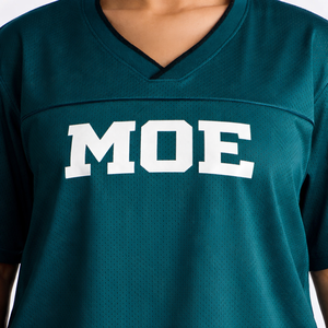 Camiseta Deportiva de Fútbol Americano para Mujer, Talla Grande, con Logotipo Personalizado, al por Mayor, OEM, Transpirable, Cuello en V, Ropa Deportiva Urbana - Product Image 4