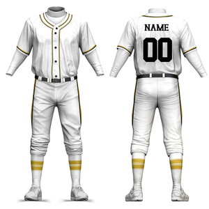 Uniforme de Béisbol Sublimado para Hombre y Mujer, Ropa Deportiva Juvenil y para Adultos, Tallas Grandes, Uniforme de Béisbol Transpirable - Product Image 1