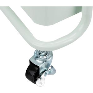 Carrello portaoggetti o da cucina a 3 ripiani in metallo verde menta - Product Image 5