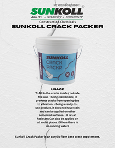 CRACK PACKER Filler Paste For Wall Concrete Repair Waterproof Sealant Interior Exterior Plaster <b>Gap</b> Joint Filler Max Three MM Tu - Product Image 1