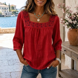 Top Negro sin Mangas para Mujer, Bordado Floral, Cuello Redondo, Elegante, para Verano, Chaleco con Bordado a Mano - Product Image 6