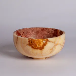 Cuenco de ónix hecho a mano con acabado premium. Precio al por mayor - Product Image 5