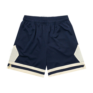 Shorts de plage décontractés personnalisés avec logo OEM, en maille respirante par sublimation, taille élastique, séchage rapide, grandes tailles, couleur unie - Product Image 5