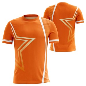 Camisetas de E-Sports Personalizables OEM, Tallas Grandes, Nuevo Estilo, Logotipo Personalizado, 100% Poliéster, Secado Rápido, Transpirables, 140 g/m² - Product Image 1