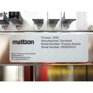Mattson AST3000 RTP - อุปกรณ์และอะไหล่เซมิคอนดักเตอร์ระดับโลกที่เชื่อถือได้ - Product Image 2