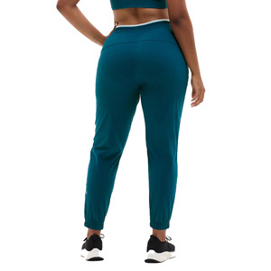 Pantalon de jogging décontracté pour femme de haute qualité, noir et gris, respirant, léger, coupe ample, taille élastique - Product Image 5