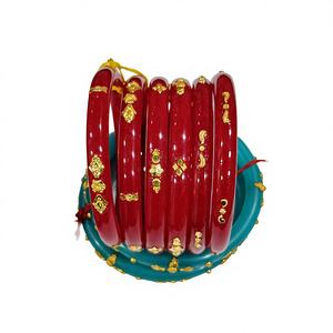 LISA JEWELLERS Pulseras de Oro Sólido de 22K para Mujer, Brazaletes Tradicionales Bengalíes para Novia, Joyería de Boda, Oro Puro Certificado BIS - Product Image 1