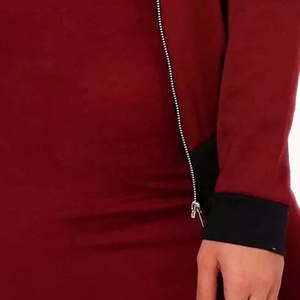 Meilleure vente Blouson aviateur pour femme prix de gros Veste universitaire avec doublure respirante en nylon viscose Type de traitement tricoté - Product Image 5