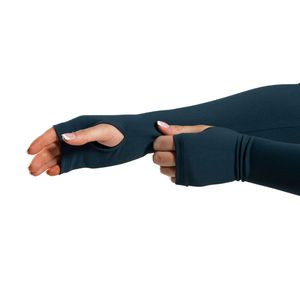 Women's Teal Full Zip Training <b>Jacket</b> with Thumb Holes Long Sleeve Stretch <b>Workout</b> Gym Running Yoga Fitness Activewear <b>Jacket</b> - Product Image 4