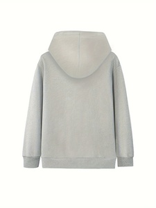Fashion Oversized <b>Rhinestone</b> Graphic Hoodie Full Zip Heavy Cotton Fleece Sweatshirt Streetwear <b>Jacket</b> Casual Hip Hop Clothing - Product Image 3