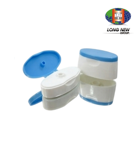 Tapa abatible ovalada de plástico OEM LONGNEW |   Tapa de Botella Cosmética Personalizada para Champú, Loción y Tubos Exprimibles - Product Image 5