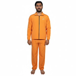 Survêtements pour hommes à la mode, coupe classique, hiver, à capuche, décontractés, unis, 100% coton, respirants, vêtements d'entraînement - Product Image 1