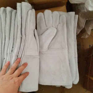 ถุงมือเชื่อมนิรภัย ทนความร้อนสูง บุด้วยโพลีเอสเตอร์ หุ้มด้วยหนัง คุณภาพสูง ปรับแต่งได้ - Product Image 2