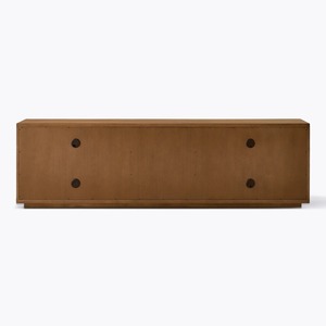 Modern Teak Wood <b>Rustic</b> Shaker Living Room Cabinet with 5 Drawers 0 Shelves Storage Furniture - Product Image 4