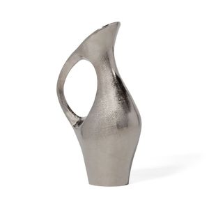 Antique Finish Metal Flower Vase Decorative Home Accent Ideal For Rustic Farmhouse Vintage And Classic Interior Themes - Product Image 6