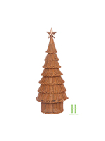 Décoration de Noël 2026 écologique faite à la main : étoile de sapin en jute tressée style bohème, décoration de table de Noël en fibres naturelles pour les fêtes