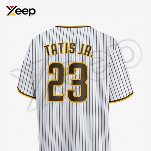 เสื้อเบสบอล XEEP รุ่นปรับแต่งได้ XC-BBU-14 แขนสั้น ระบายอากาศได้ดี ทรงสปอร์ต เหมาะสำหรับการฝึกซ้อมและการแข่งขัน ผลิตจากโพลีเอสเตอร์ สำหรับผู้ชาย - Product Image 4