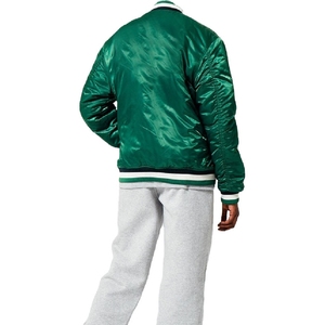 Chaqueta Varsity de Satén Personalizada con Logotipo para Hombre, Chaqueta Bomber de Alta Calidad, Proveedor Mayorista de Ropa Deportiva, Oferta por Compra al por Mayor - Product Image 5