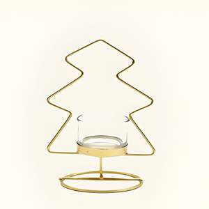 Portavelas Votivo de Latón Dorado Ecológico, Resistente al Agua y al Calor, Duradero y Portátil para Decoración del Hogar - Product Image 1